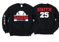 Baseball Crewneck Sweatshirt | Baseball Shirts | Customize with your Team & Colors | Adult or Youth Sizes