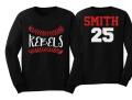 Glitter Baseball Shirt | Softball Shirt | Long Sleeve Tshirt | Customize Colors | Adult or Youth Sizes