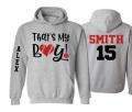 Glitter Baseball Mom Hoodie | Baseball Hoodie | Baseball Spirit Wear | Customize with your Colors