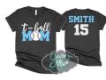 Glitter T-Ball Mom Shirt | Baseball Shirt | Bella Canvas Tshirt | Baseball Spiritwear | Customize Your Colors