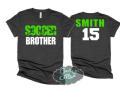 Soccer Brother Shirt | Soccer Shirt | Soccer Spirit Shirts | Soccer shirts |Bella Canvas Tee | Youth or Adult