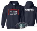 Glitter Football  Hoodie |  Football Hoodies | Football Shirts | Hoodie Sweatshirt | Football Spirit Wear