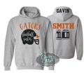Glitter Football Sister Hoodie | Football Hoodies | Football Shirts | Hoodie Sweatshirt | Football Spirit Wear