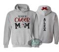 Glitter Senior Cheer Mom Hoodie | Glitter Cheer Mom Hoodie | Cheer Hoodie | Customize with your Team & Colors