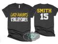 Glitter Volleyball Shirt | Volleyball Shirt | Volleyball Bling | Volleyball Spirit Wear | Bella Canvas T-shirt