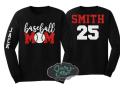 Glitter Baseball Mom Shirts | Baseball Shirts | Baseball Shirt | Long sleeve T shirt | Customize  colors