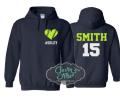 Glitter Softball Hoodies | Softball Shirts | Fastpitch | Customize with your Team & Colors | Adult or Youth Sizes