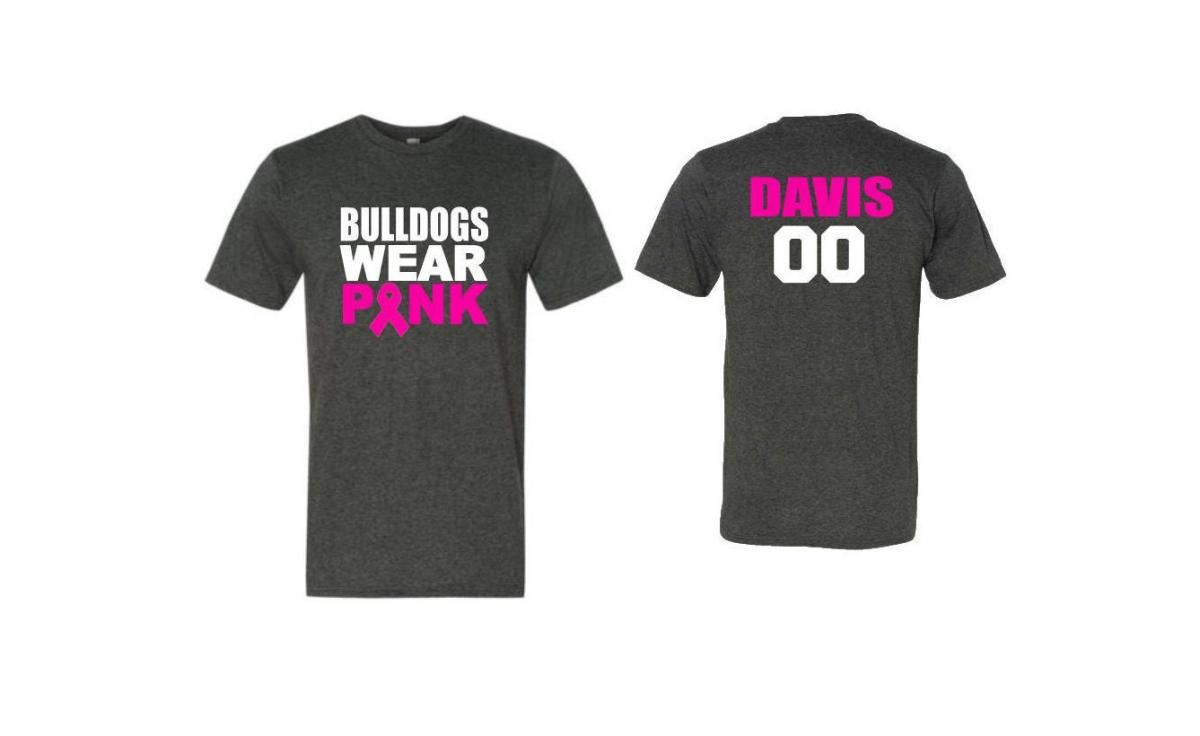 Adult Team Name Wear Pink Shirt| Short Sleeve T-shirt |Cancer Awareness