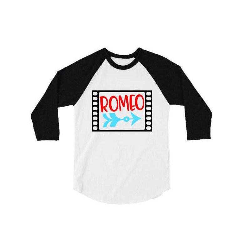 Valentine&#39;s shirt | Romeo Shirt | Valentines Raglan Youth