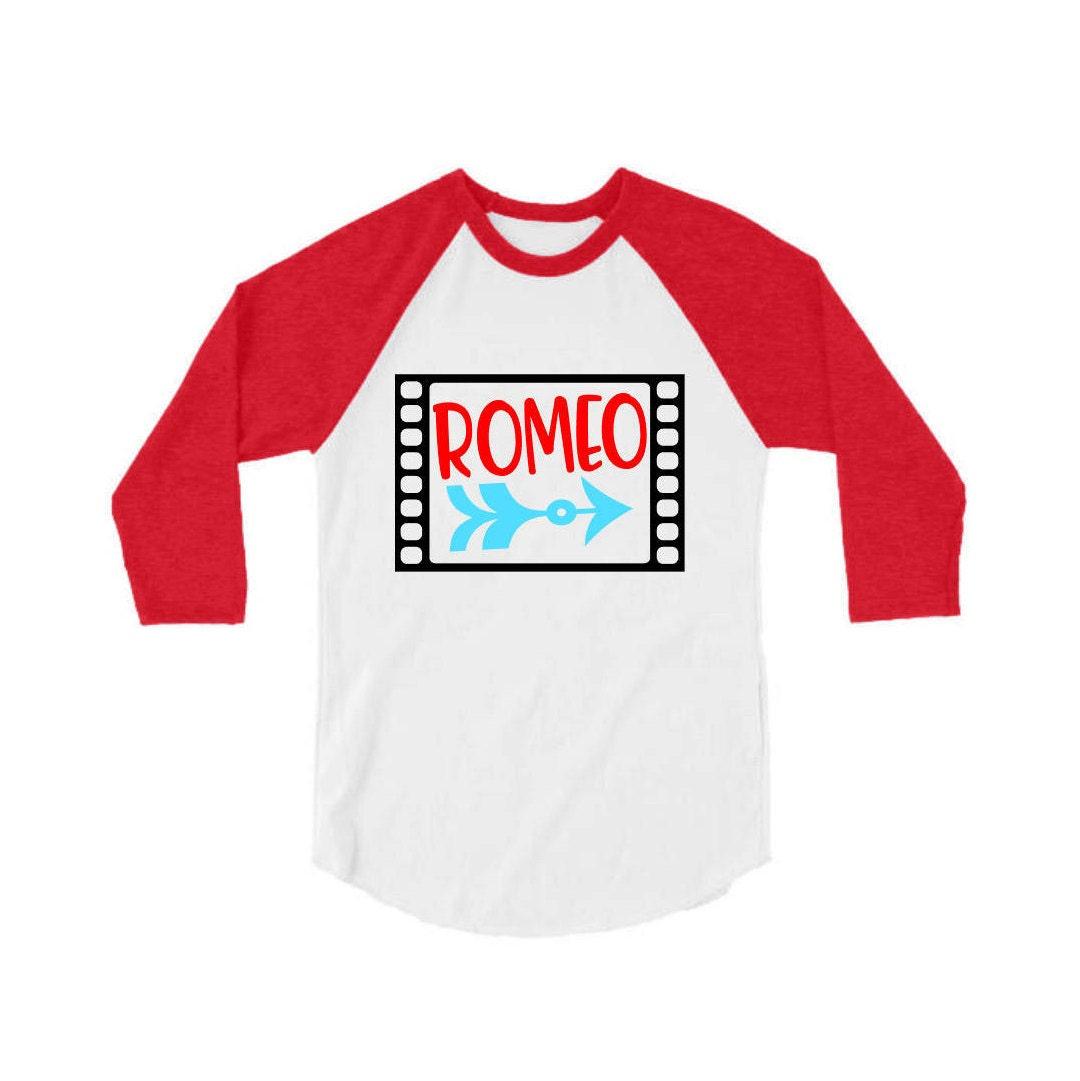 Valentine&#39;s shirt | Romeo Shirt | Valentines Raglan Youth