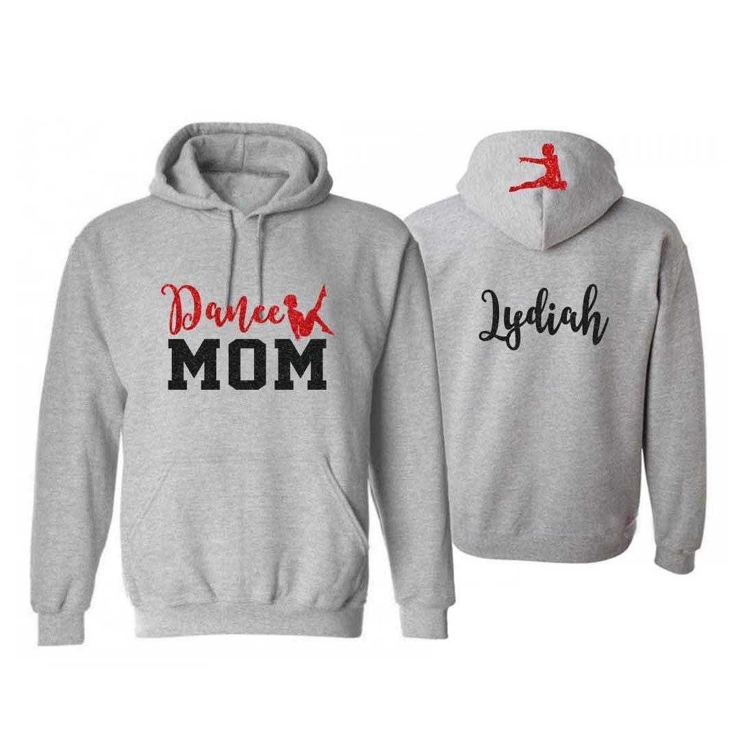 Glitter Dance Mom Hoodie | Dance Hoodie | Customize with your Team & Colors