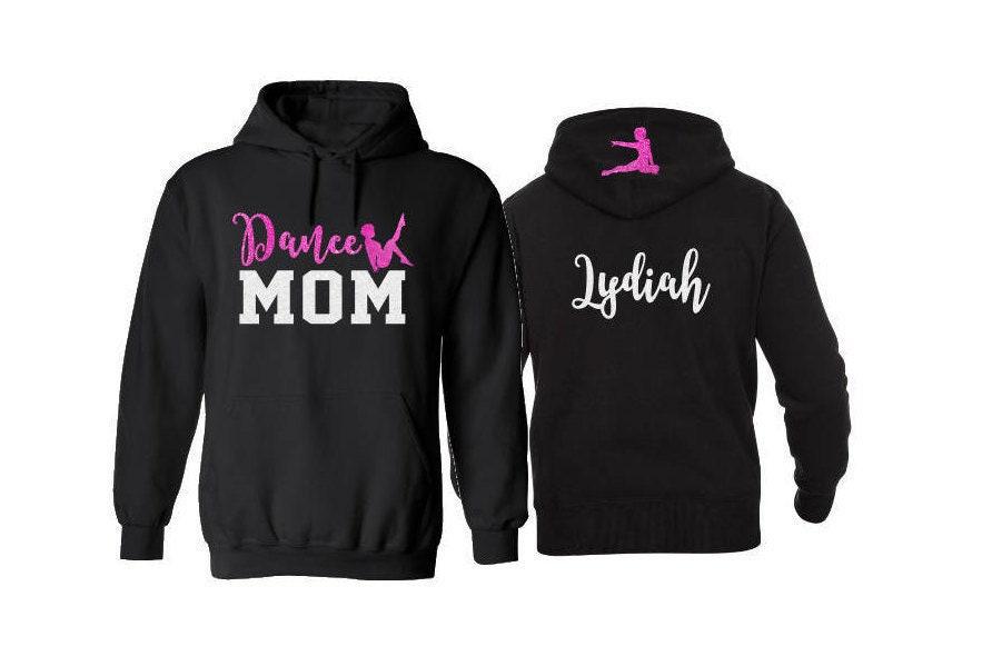 Glitter Dance Mom Hoodie | Dance Hoodie | Customize with your Team & Colors
