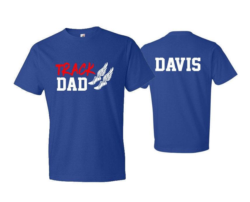 Track Dad Short Sleeve Shirt | Track Shirt | Customize Your Team & Colors