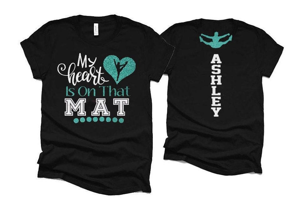 Glitter Football & Cheer Mom Shirt |  Cheer Bling | Football Bling | Bella Canvas Tshirt | Customize Team and Colors