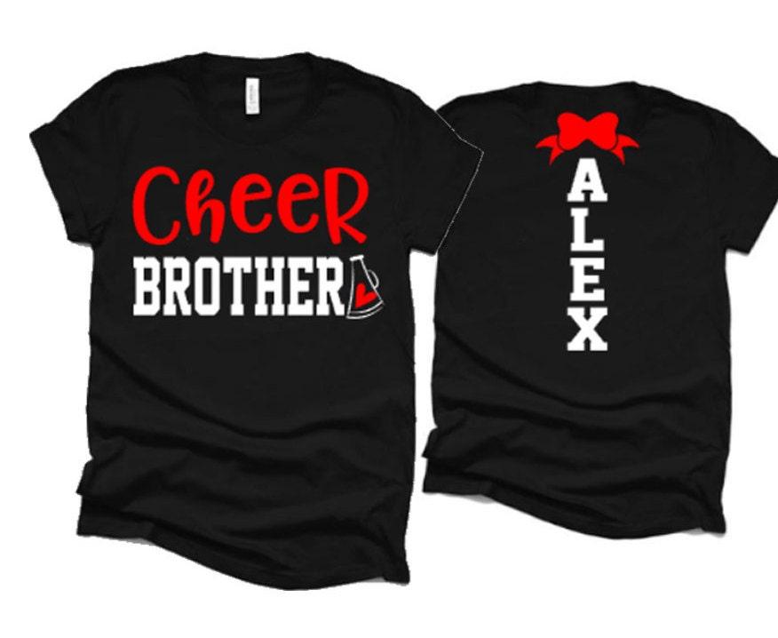 Cheer Brother Shirt | Cheer Short Sleeve Shirt | Cheer Brother | Cheer Spirit Wear | Bella Canvas T-shirt | Youth or Adult