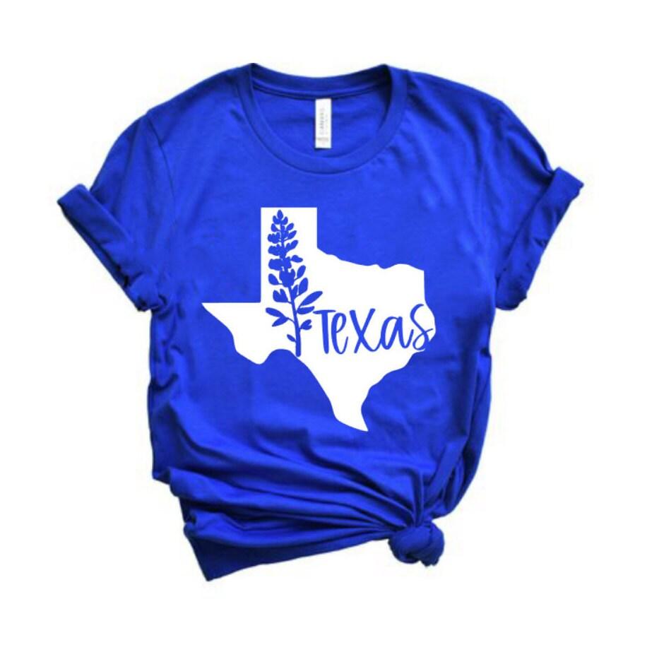 Texas Shirt | Texas Bluebonnet Tee | Texas Shirt | Texas T-shirt | Texas Tshirt | State Shirt | Youth or Adult