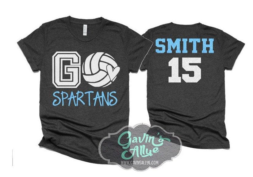 Glitter Volleyball Shirt | Volleyball Shirts | Volleyball Bling | Volleyball Mom Shirts | Bella Canvas T-shirt | Youth and Adult