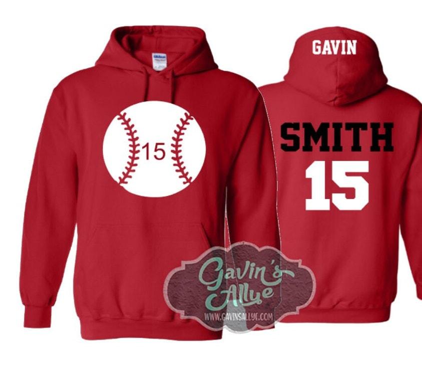 Baseball Hoodies | Baseball Shirts | Baseball Hoodie | Customize with your Team & Colors | Adult or Youth Sizes