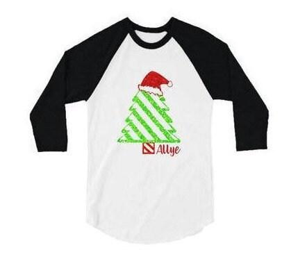 Glitter Christmas Shirt | Christmas Tree Shirt | Personalized with Name