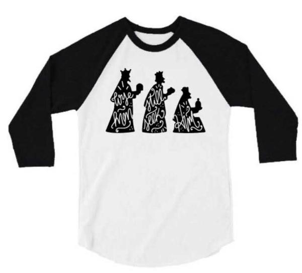 Christmas Shirt | Wise Men Still Seek Him Shirt | 3/4 Sleeve Shirt | Youth and Adult