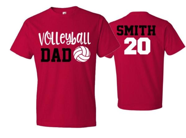 Volleyball Dad Shirt | Volleyball Shirt | Volleyball Spirit Wear | That&#39;s My Girl | Customize Colors