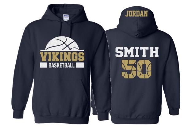 Glitter Basketball Hoodie | Basketball Hoodie | Customize with your Team & Colors | Adult or Youth Sizes
