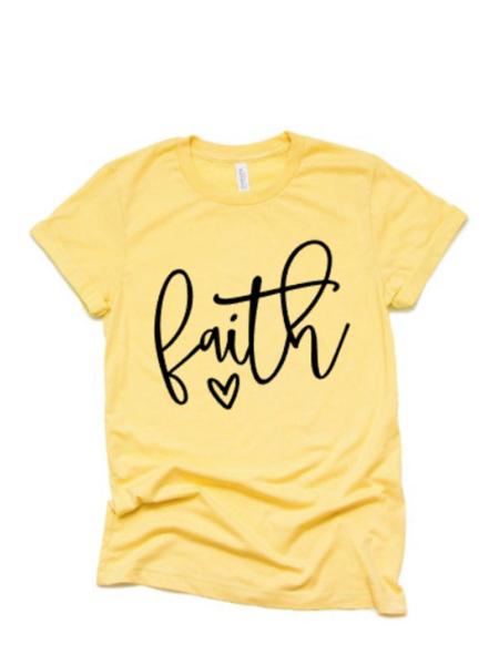 Faith Heart Shirt | Christian Shirts | Scripture Shirt | Easter Shirt | Christian Tee | Faith Shirt | Christian Gifts