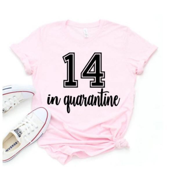 14 in quarantine Birthday Shirt | 14th Birthday Shirt | Birthday T Shirt | Birthday Tee | 14 T Shirt |  Youth or Adult