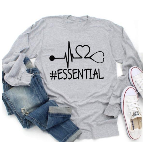 Nurse Shirts | RN Shirts | Nurse Heart Shirt | Nurse Shirt | Long Sleeve Shirt | LVN Shirts