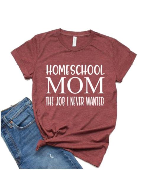 Homeschool Mom Shirt | Quarantine Shirt | Social Distancing Shirt |  HomeSchool Shirt | Stay at Home | Work From Home | Mom Life