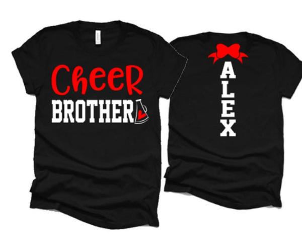 Cheer Brother Shirt | Cheer Short Sleeve Shirt | Cheer Brother | Cheer Spirit Wear | Bella Canvas T-shirt | Youth or Adult
