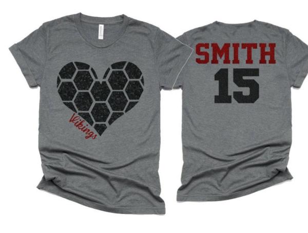 Glitter Soccer Heart Shirt | Soccer Shirt | Soccer Mom Shirts | Soccer shirts |Bella Canvas Tee | Youth or Adult
