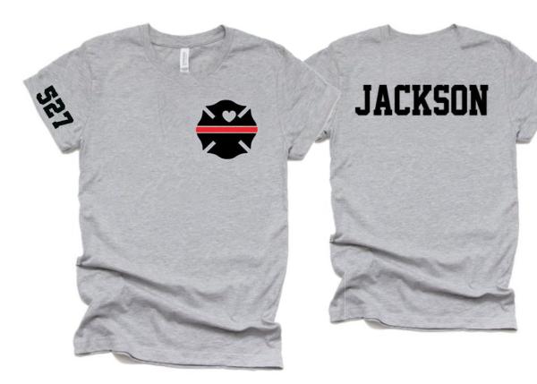 I Love My Fireman Shirt | Personalized fireman t shirt | Custom Firefighter Shirt  | Firefighter Girlfriend Shirt