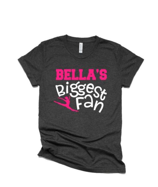 Dance Shirt | Short Sleeve Dance  Shirt | Biggest Fan Shirt | Youth or Adult